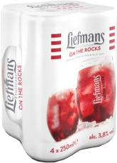 Liefmans Fruitesse 4pack met blikjes van 25cl Liefmans Fruitesse 4pack met blikjes van 25cl